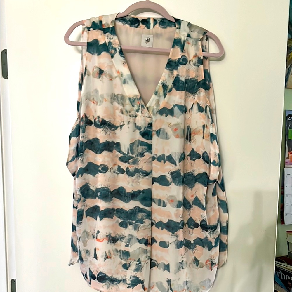 Double Layer Flowy Blouse